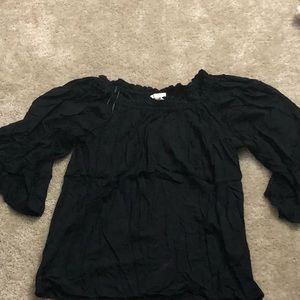 H&M Black Long Sleeve Top